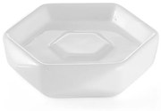 Portasapone bagno bianco da appoggio Gedy serie Dalia in ceramica