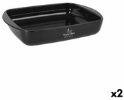 Pirofila da Forno Santa Clara Silicone Vetro Borosilicato Rettangolare 28 x 19,5 x 5 cm (2 Unità)