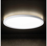 Kanlux 31516 - Plafoniera LED da soffitto AZPO LED/22W/230V Ø 42 cm IP54 bianca