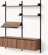 Scaffale grande da parete con armadietti Living