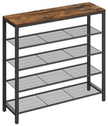 Scarpiera DAVOR marrone/nera