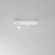 Applique a parete led oriented bianca 1 luce attacco gu10 + led 8w ...