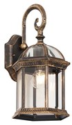 Lampada da parete da esterno classica oro antico IP44 - Glasgow