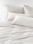 Westwing Crosby Studios, Copripiumino in cotone con motivo ricamato Jouy