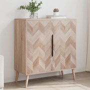 Credenza rovere sonoma 80x38,5x88 cm in legno multistrato