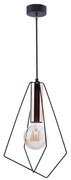 Jupiter 1664 - Lampadario a sospensione con filo KAIR 1xE27/60W/230V nero/rame