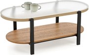 Tavolino Kamala naturale / nero – 110x54x43 cm