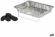 Barbecue Usa e Getta Alluminio Carbone 23,5 x 6 x 30,5 cm (12 Unità)