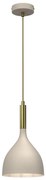 Lampadario a sospensione con filo NOAK 1xE27/15W/230V beige/oro
