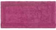 Tappeto bagno 60x110 cm in cotone magenta