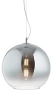 Sospensione Moderna Nemo Metallo Cromo Sfumato 1 Luce E27 D30Cm