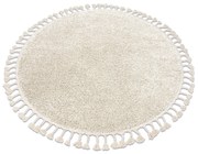 Tappeto BERBER 9000 cerchio crema Frange berbero marocchino shaggy