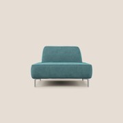 Newton poltrona modulare con schienali movibili T07 azzurro