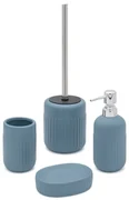 Set completo accessori bagno turchese cobalto in ceramica Cup