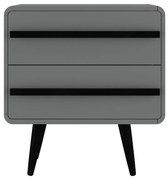 Comodino grigio Chantal - Støraa