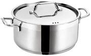 Casseruola in acciaio inox con coperchio Anett, 6,2 l - Orion