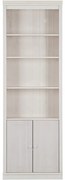 Libreria in legno di pino bianco 74x223 cm Anita - Støraa