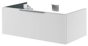 Mobile da bagno sotto lavabo Neo bianco laccato L 90 x H 32 x P 48 cm 1 cassetto, lavabo non incluso