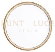 Plafoniera led madera legno 22w 3520lm cct 38x38x8,3cm i-madera-pl40