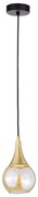 Lampadario a sospensione con filo LACRIMA HONEY 1xE27/60W/230V