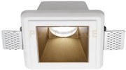 Gfa642- faretto in gesso finitura rame giallo da incasso 1 luce att...