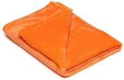 Coperta in micropile arancione, 150 x 200 cm - My House