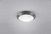 Camaro plafoniera da esterno metacrilato antracite d. 26cm ip54 1 l...