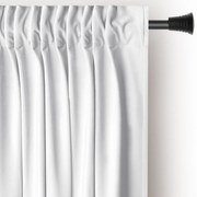 Tenda parzialmente oscurante bianca in velluto 140x245 cm Pleat – Restilo