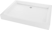 Mexen Rio piatto doccia rettangolare 100 x 80 cm, bianco - 45108010