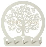 Portachiavi da ingresso moderno albero della vita avorio in ferro v...