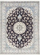 Nain Tappeto persiano 230x170 Blu (Iran) Annodato A Mano