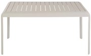 Tavolo da pranzo per giardino Idaho NATERIAL struttura e superficie in Alluminio  per 4 persone 144x70cm