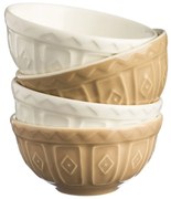 Ciotoline in set bianche/beige in gres 4 pz 200 ml Original Cane – Mason Cash