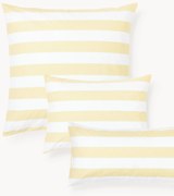 Federa reversibile in cotone a righe Lorena