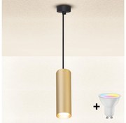 Brilagi - Lampada a sospensione LED dimmerabile SELE 1xGU10/6,5W/230V nero/oro