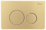 Pulsante per supporto set da incasso WC Rea I K011A-Q Gold Brush