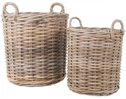 Set di 2 cesti in rattan Indo - House Nordic