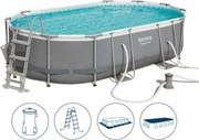 Piscina Bestway Power Steel Ovale cm 488x305x107h - 56448