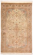 Cashmere Silk Tappeto 190x120 Beige (Indian) Annodato A Mano