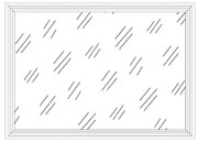 Specchio con illuminazione integrata bagno rettangolare VIP L 120 x H 75 x P 5.1 cm nero