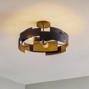 Plafoniera soffitto Tori Euluna, dimmerabile, Nero, Soggiorno / Sala da pranzo, Metallo, Moderno, Plafoniera