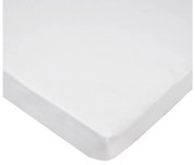 EKO - Telo impermeabile con elastico JERSEY 120x60 cm bianco