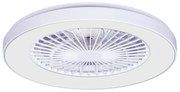 Ventilatore da soffitto Estepa bianco, Ø 58 cm, CCT, dimmerabile, INSPIRE IP20