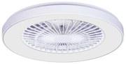Ventilatore da soffitto Estepa RGB bianco, D. 58 cm INSPIRE