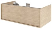 Mobile da bagno sotto lavabo SENSEA Neo Frame rovere satinato L 90 x H 32 x P 48 cm 1 cassetto, lavabo non incluso