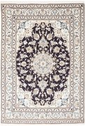 Nain Tappeto persiano 150x210 Blu (Iran) Annodato A Mano