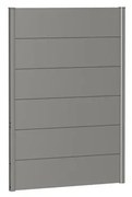 Frangivista in acciaio grigio quarzo metallizzato 96 x 137 cm, spessore 44 mm