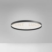 Acelia p/g - plafoniera led 3000-4000k 3000-3100lm 50w nero d.60cm