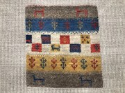 Gabbeh Tappeto 40 x 40 (Iran) Annodato A Mano