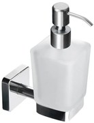 Kamalu - dispenser di sapone in acciaio inox e vetro opaco | clode-c